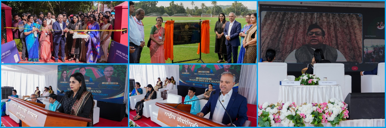 NIT Calicut Inaugurates Major Dhyan Chand Sports Complex and Basketball Court