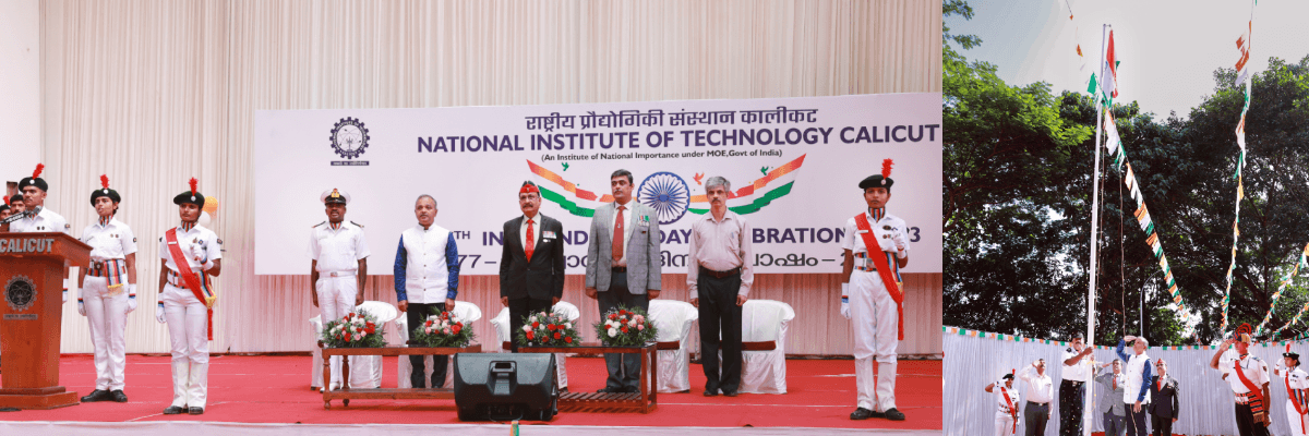 NIT Calicut celebrates 77th Independence Day with enthusiasm