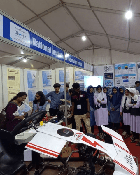NITC stall enthralls tech enthusiasts in the DISHA Expo