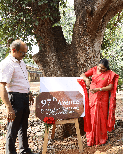 Foundation stone laid for the student plaza ‘97th Avenue’